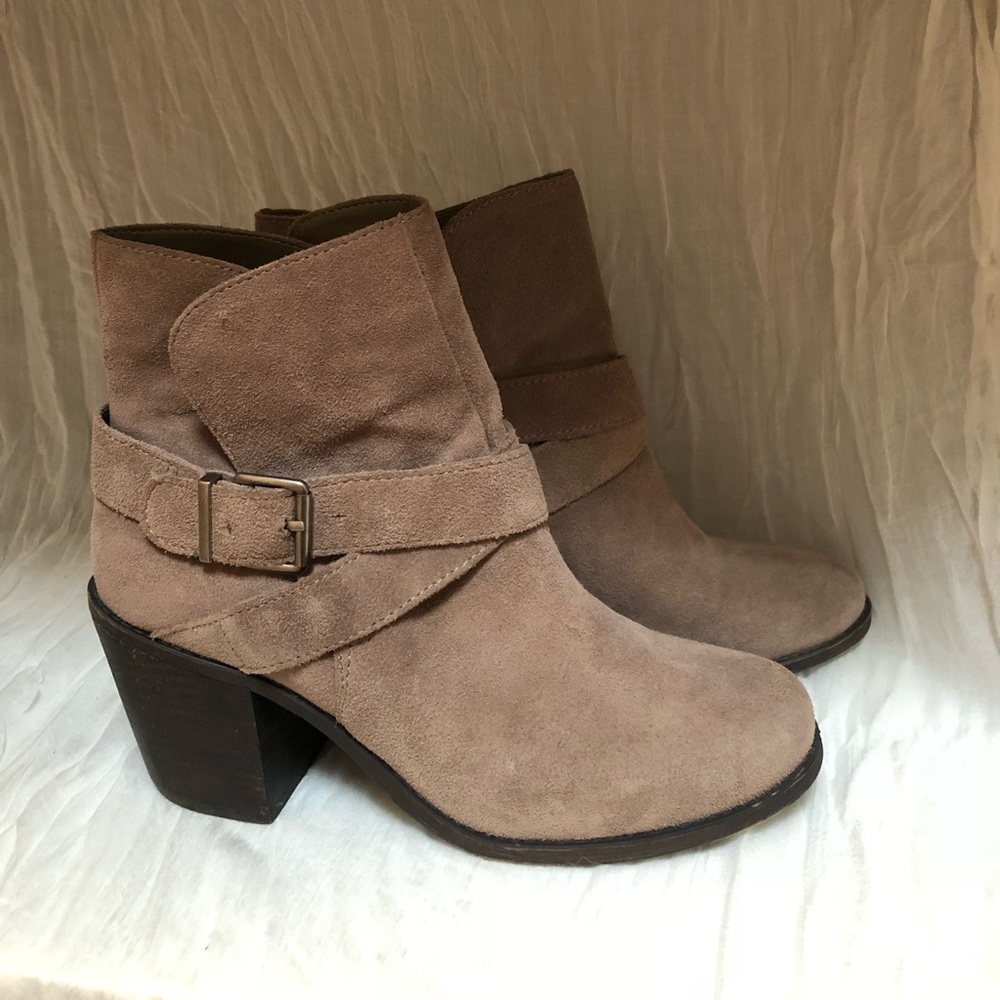 Taupe BCBG booties size 9.5 open to offers